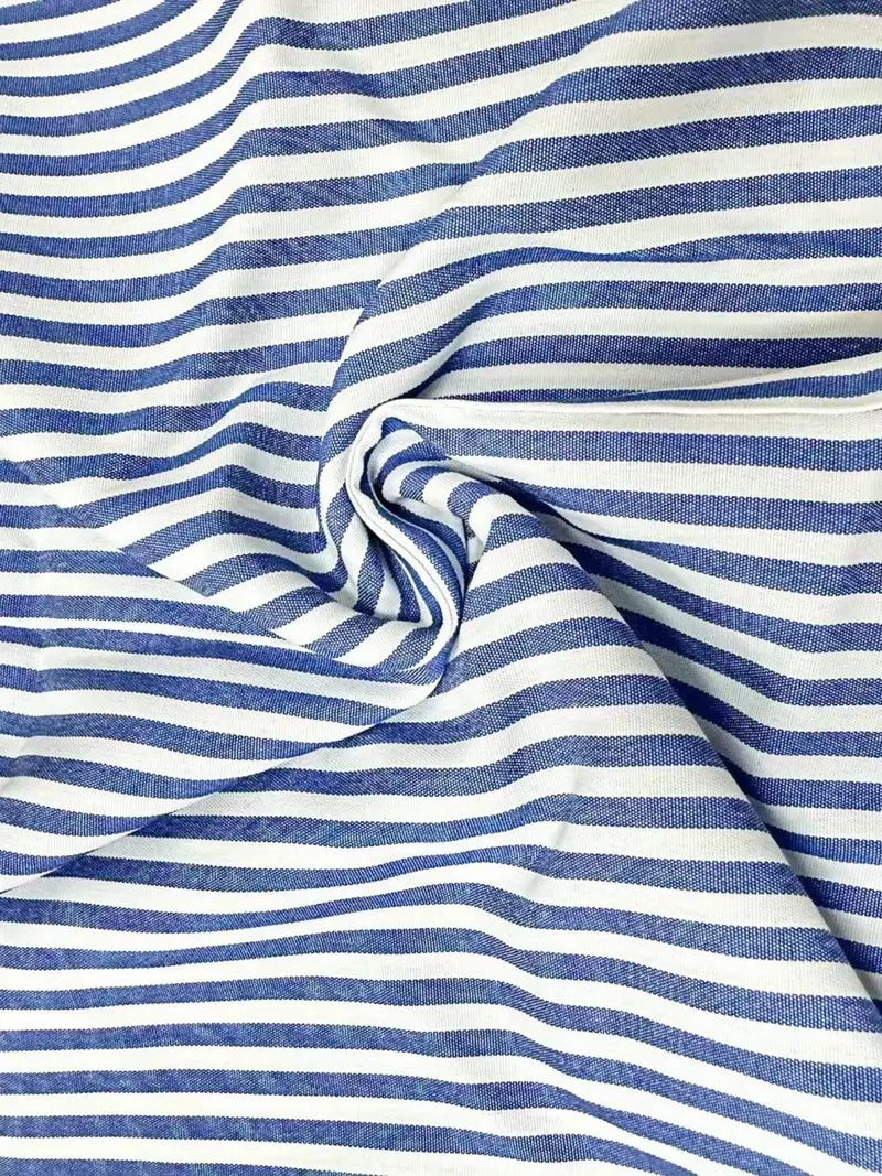 Nova Classic Striped Summer Dress With Pockets Silhouette