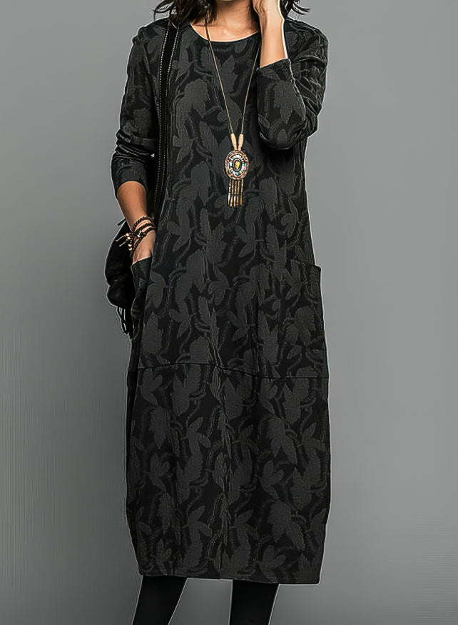 Nova Women's Printed Midi Dress For A Wedding Guest