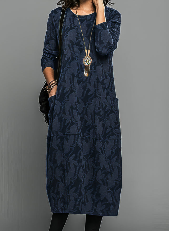 Nova Women's Printed Midi Dress For A Wedding Guest