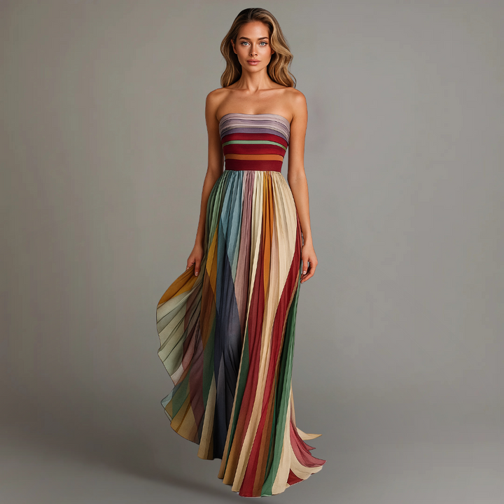 Aurora Holiday Glam Maxi Dress For Festive Celebrations And Seasonal Parties