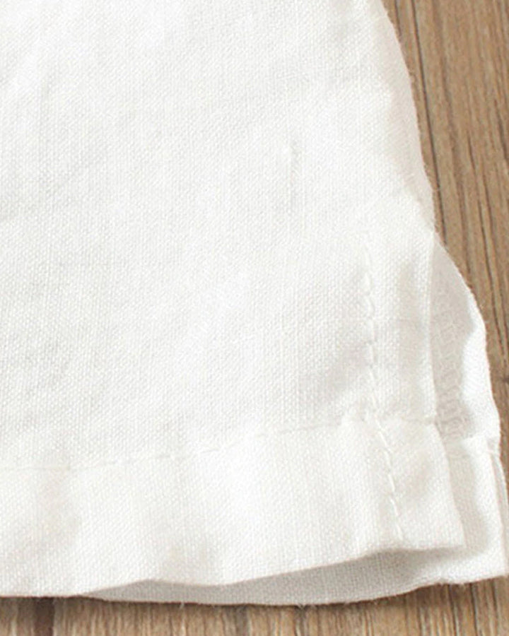 Luma Women's Summer Button Detailing Casual Blouse