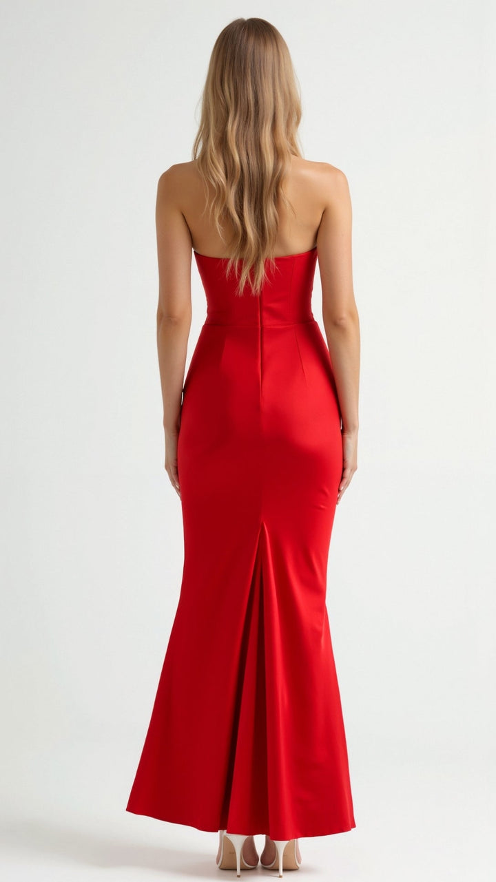 Aurelia Royale Women's Wedding Guest Column Maxi Dress
