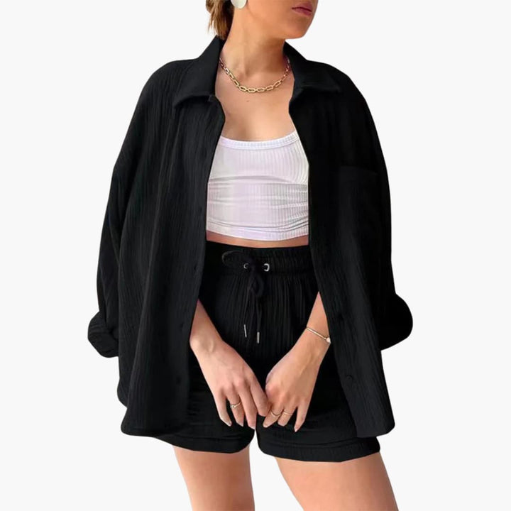 Nova Chic And Casual Two Piece Set For Summer And Everyday Wear