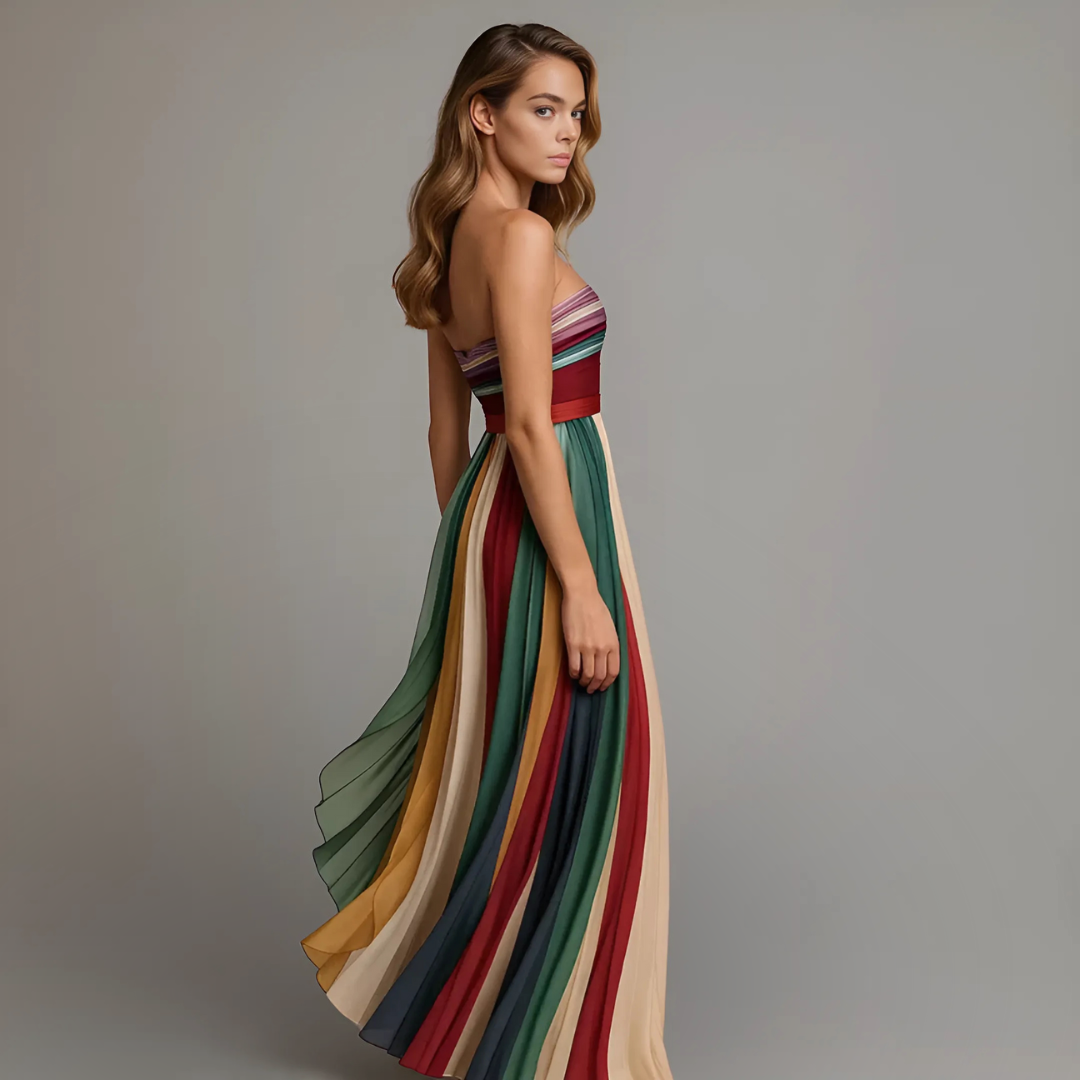 Aurora Holiday Glam Maxi Dress For Festive Celebrations And Seasonal Parties