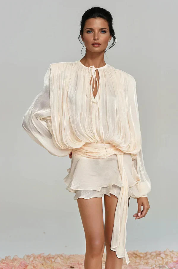 Averin Ruffle Mini Dress For Women Everyday Chic Essentials
