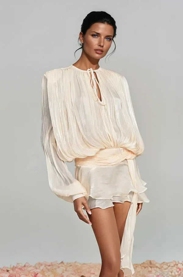 Averin Ruffle Mini Dress For Women Everyday Chic Essentials