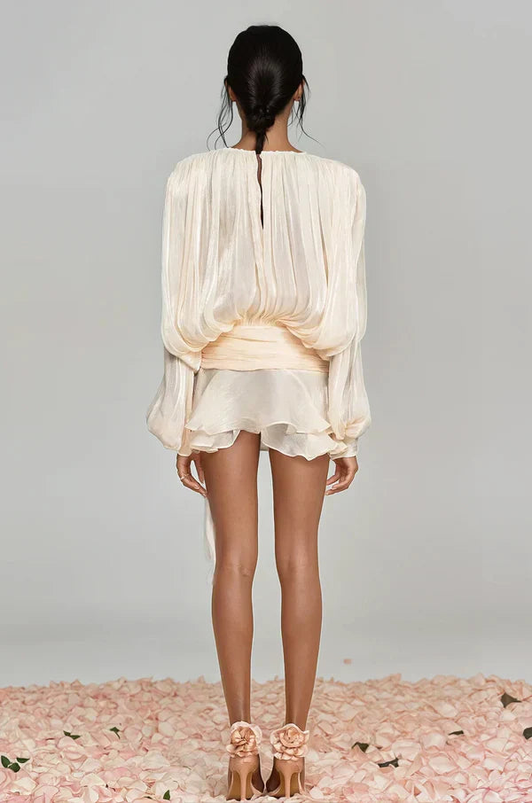 Averin Ruffle Mini Dress For Women Everyday Chic Essentials