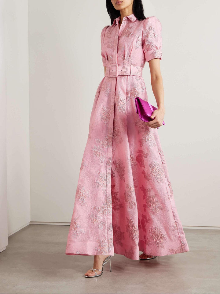 Celestia Elegant Short Puff Sleeves Dress Collection