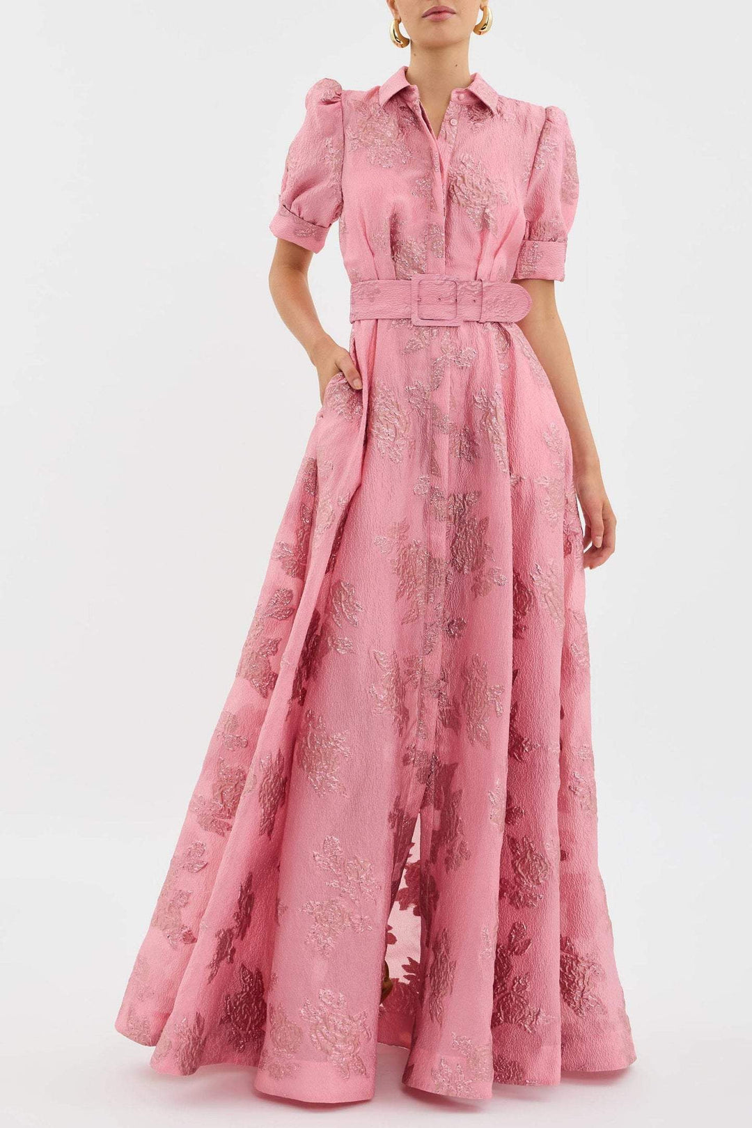 Celestia Elegant Short Puff Sleeves Dress Collection