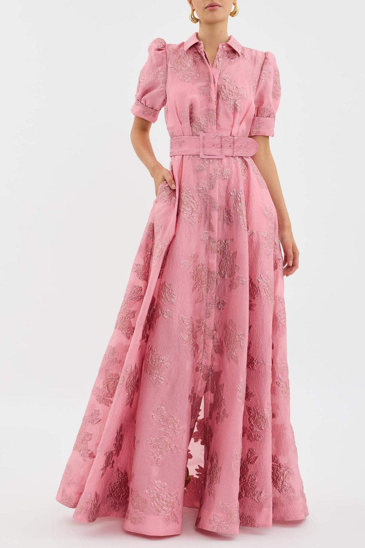 Celestia Elegant Short Puff Sleeves Dress Collection