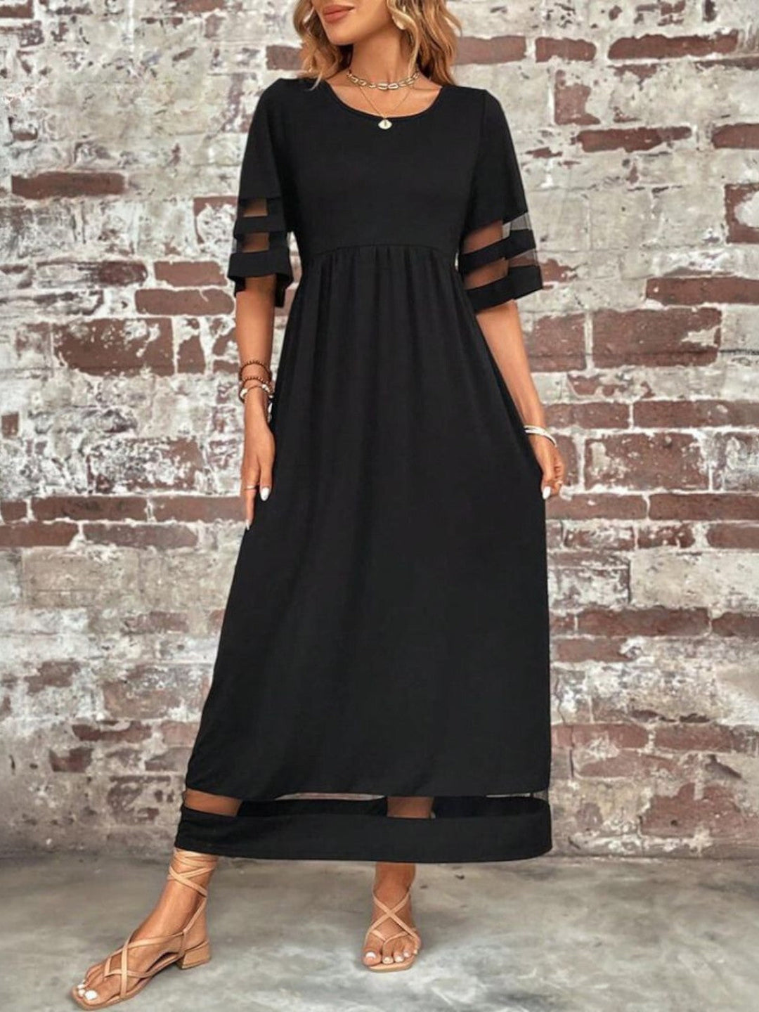 Nova Bloom Couture Collective Chic Tummy Flattering Coverage Dress Studio