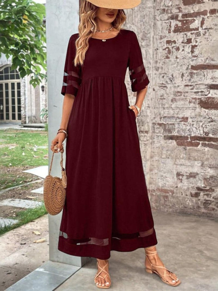 Nova Bloom Couture Collective Chic Tummy Flattering Coverage Dress Studio