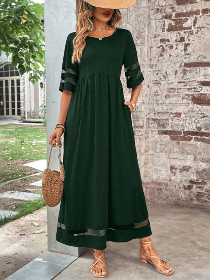Nova Bloom Couture Collective Chic Tummy Flattering Coverage Dress Studio