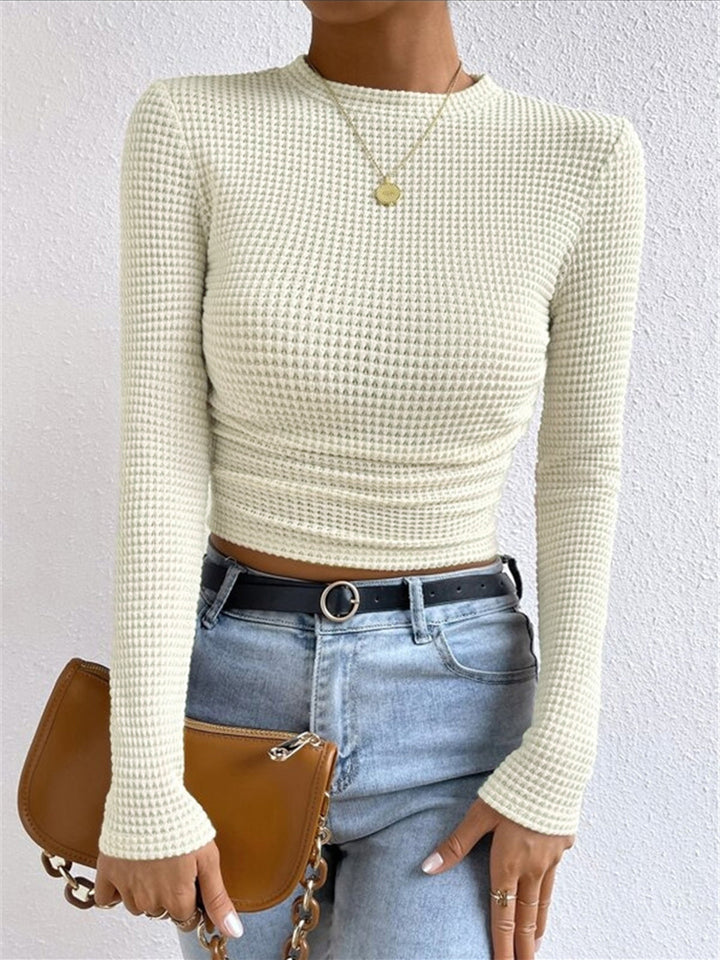 Luma Women Spring Long Sleeve Crop Top Collection Line