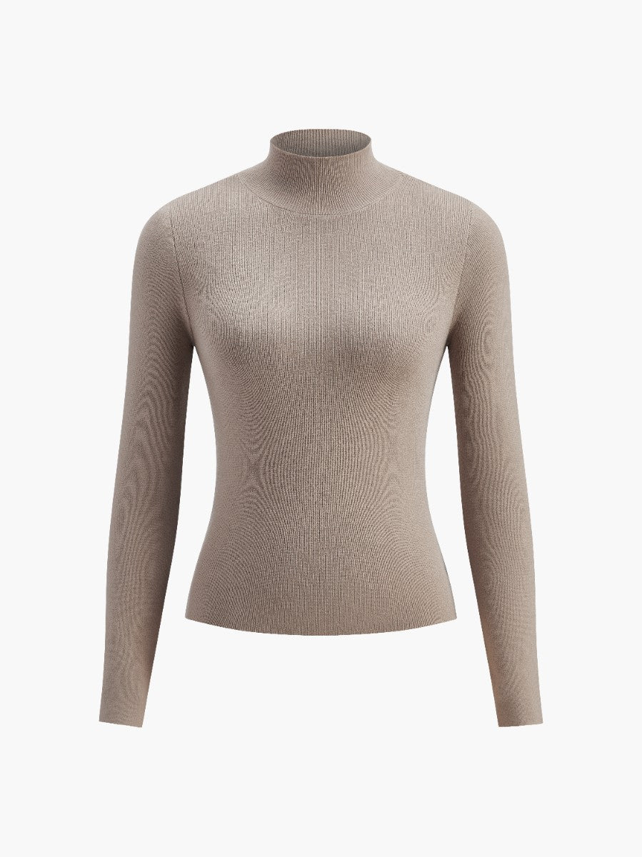 Astra Women’s Springtime Comfortable Mock Neck Top
