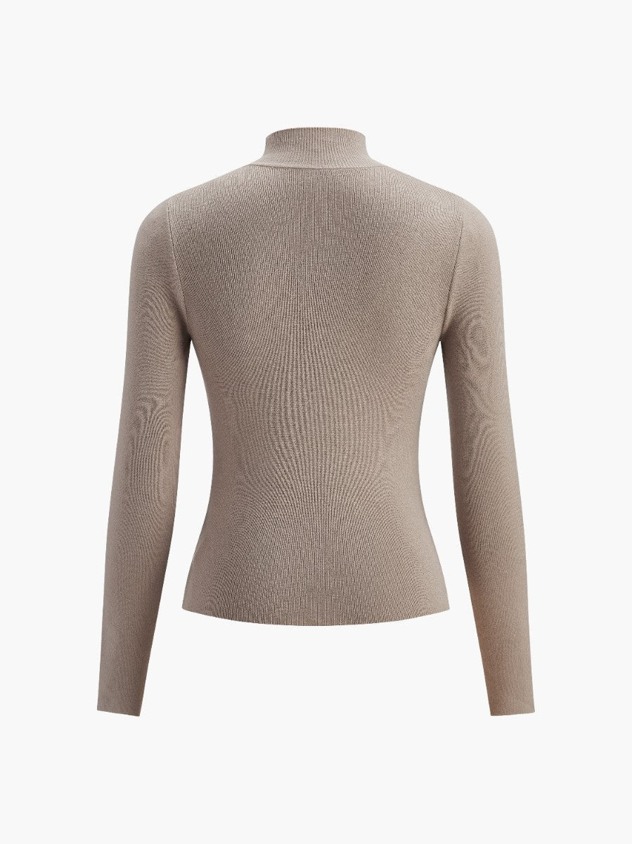 Astra Women’s Springtime Comfortable Mock Neck Top