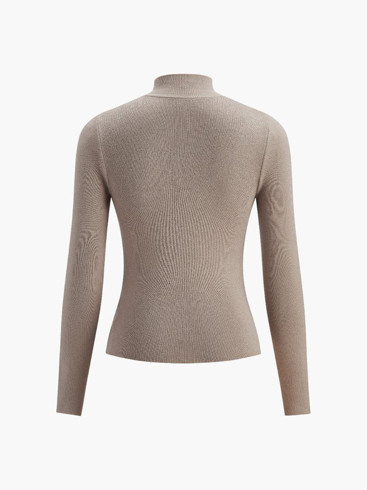 Astra Women’s Springtime Comfortable Mock Neck Top