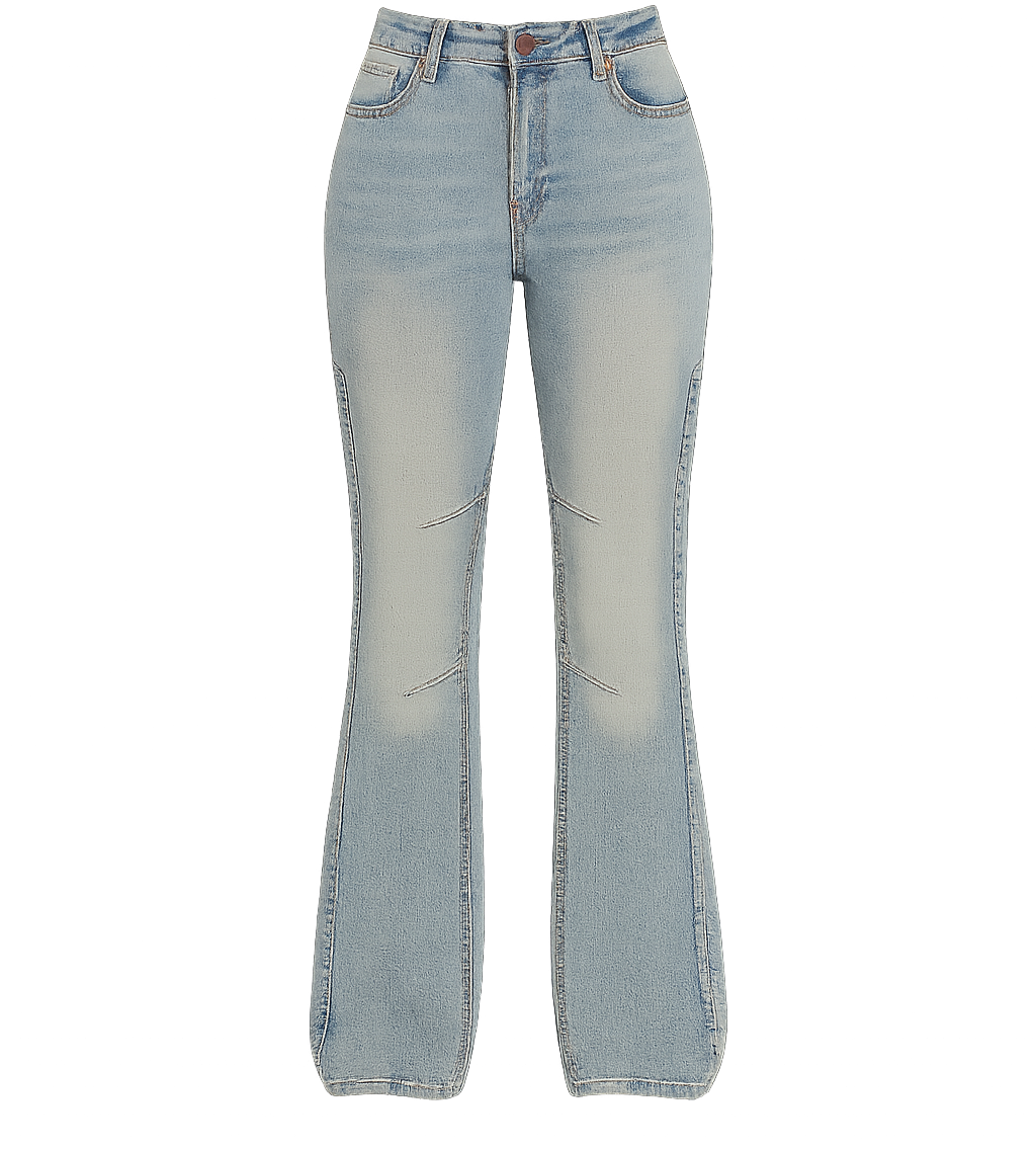 Trendy Women's Slim Fit Jeans With Side Split For Streetwear