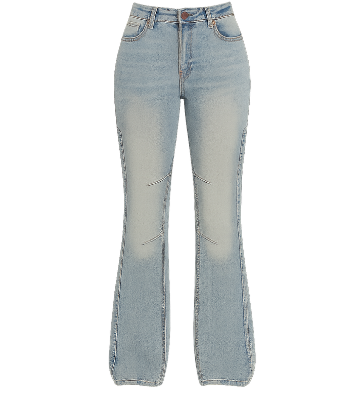 Trendy Women's Slim Fit Jeans With Side Split For Streetwear