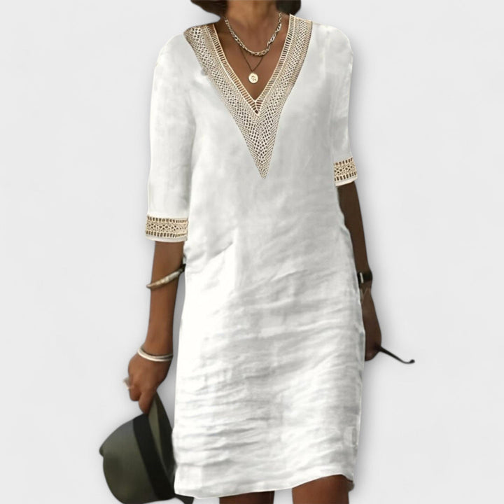 Nova Crochet Dream Dress With Timeless Elegance And Boho Charm Flowing Silhouette
