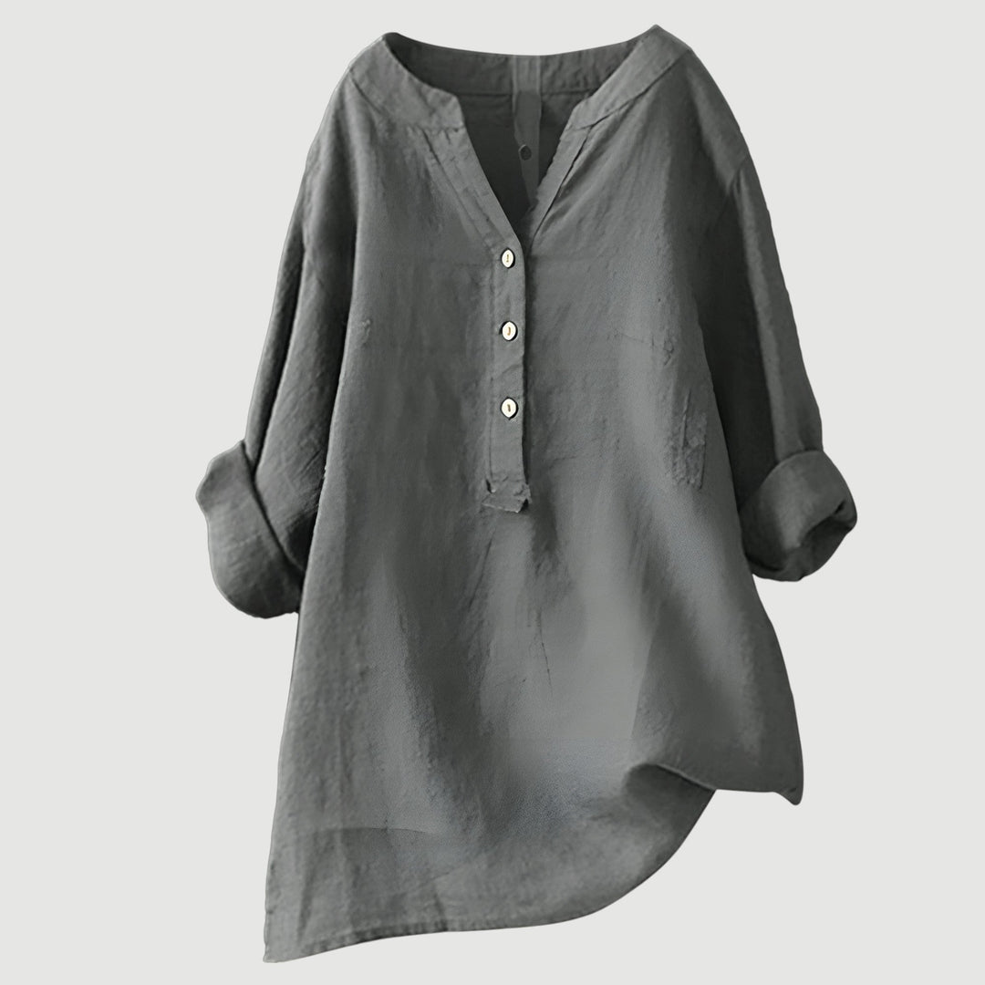 Luna Airy Linen Top For Effortless Comfort On Warm Days