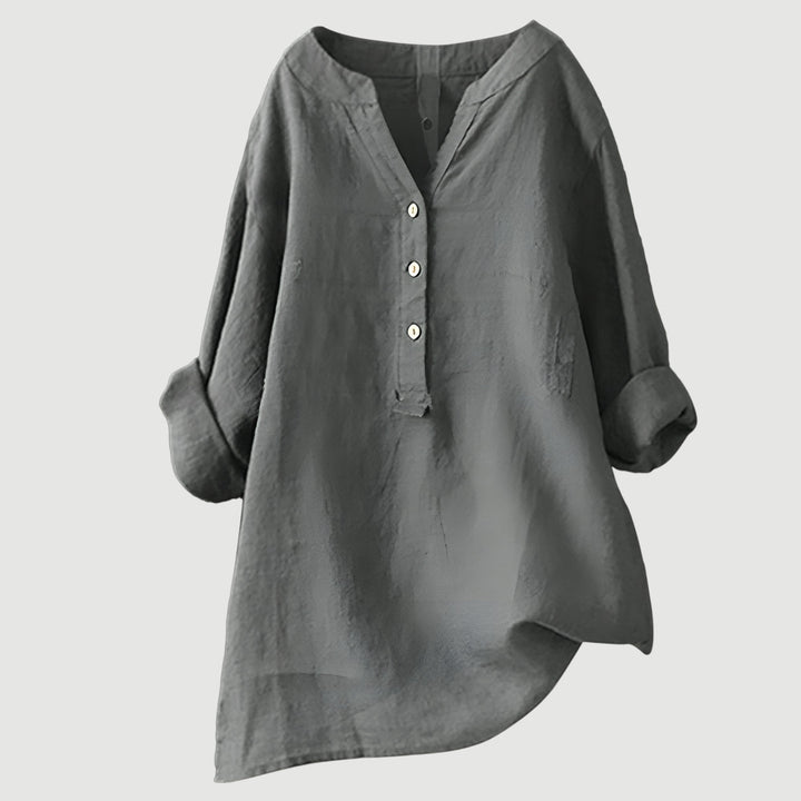 Luna Airy Linen Top For Effortless Comfort On Warm Days