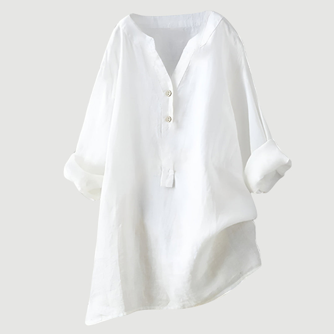 Luna Airy Linen Top For Effortless Comfort On Warm Days
