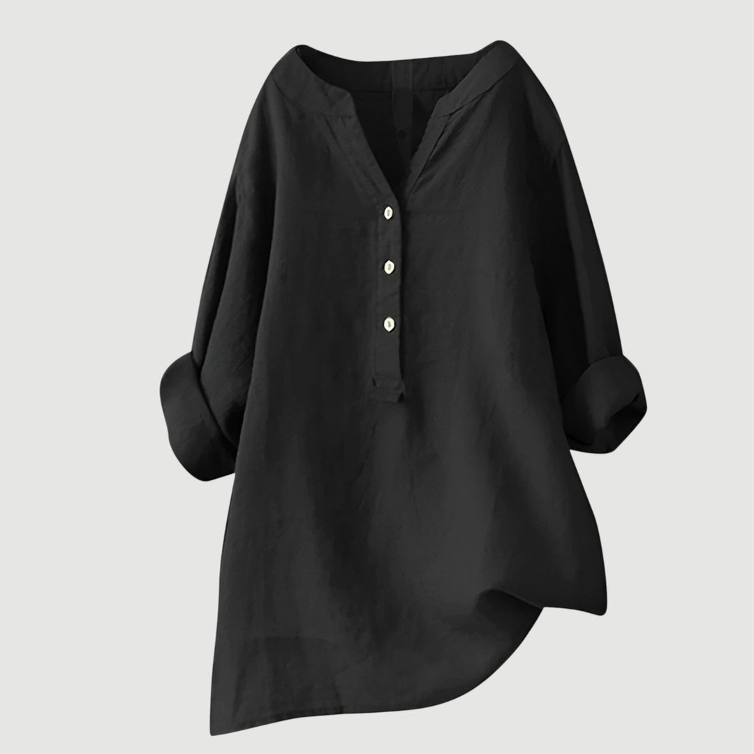 Luna Airy Linen Top For Effortless Comfort On Warm Days