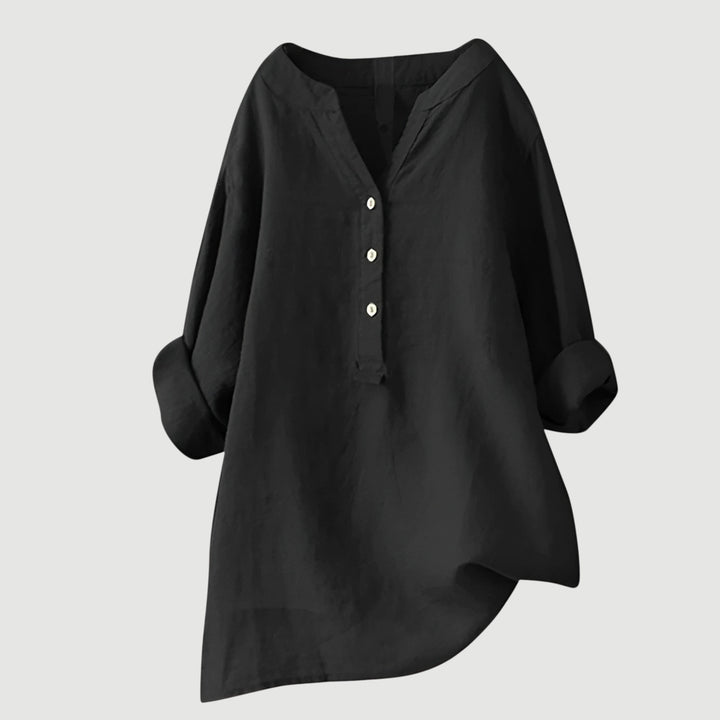 Luna Airy Linen Top For Effortless Comfort On Warm Days