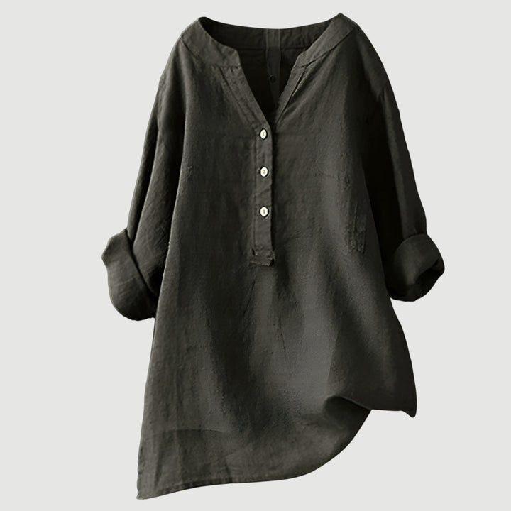 Luna Airy Linen Top For Effortless Comfort On Warm Days
