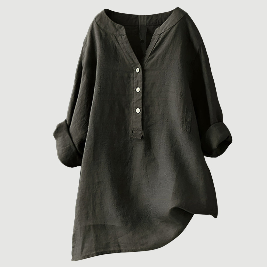 Luna Airy Linen Top For Effortless Comfort On Warm Days
