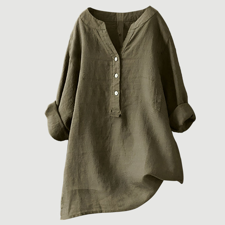 Luna Airy Linen Top For Effortless Comfort On Warm Days