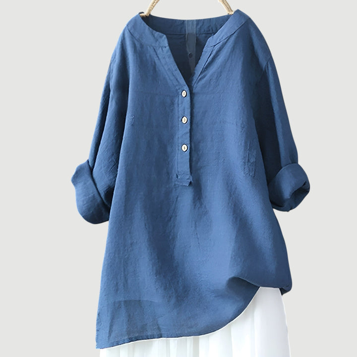 Luna Airy Linen Top For Effortless Comfort On Warm Days