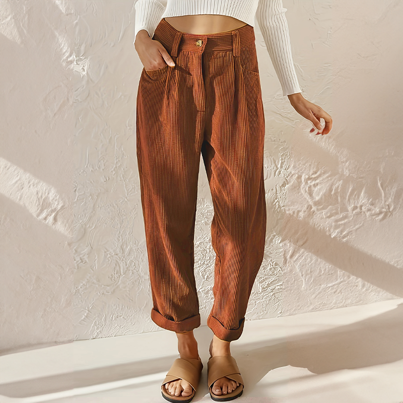 Luma Studio Women High Waist Wide Leg Pants Collection
