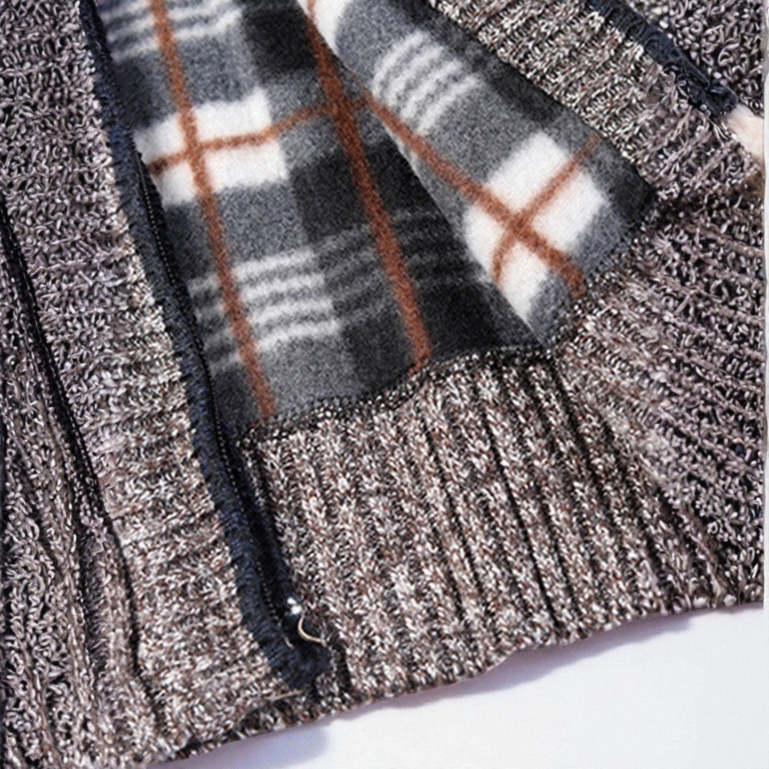 Elias – Men’s Zip-Up Cardigan with Stand-Up Collar 3