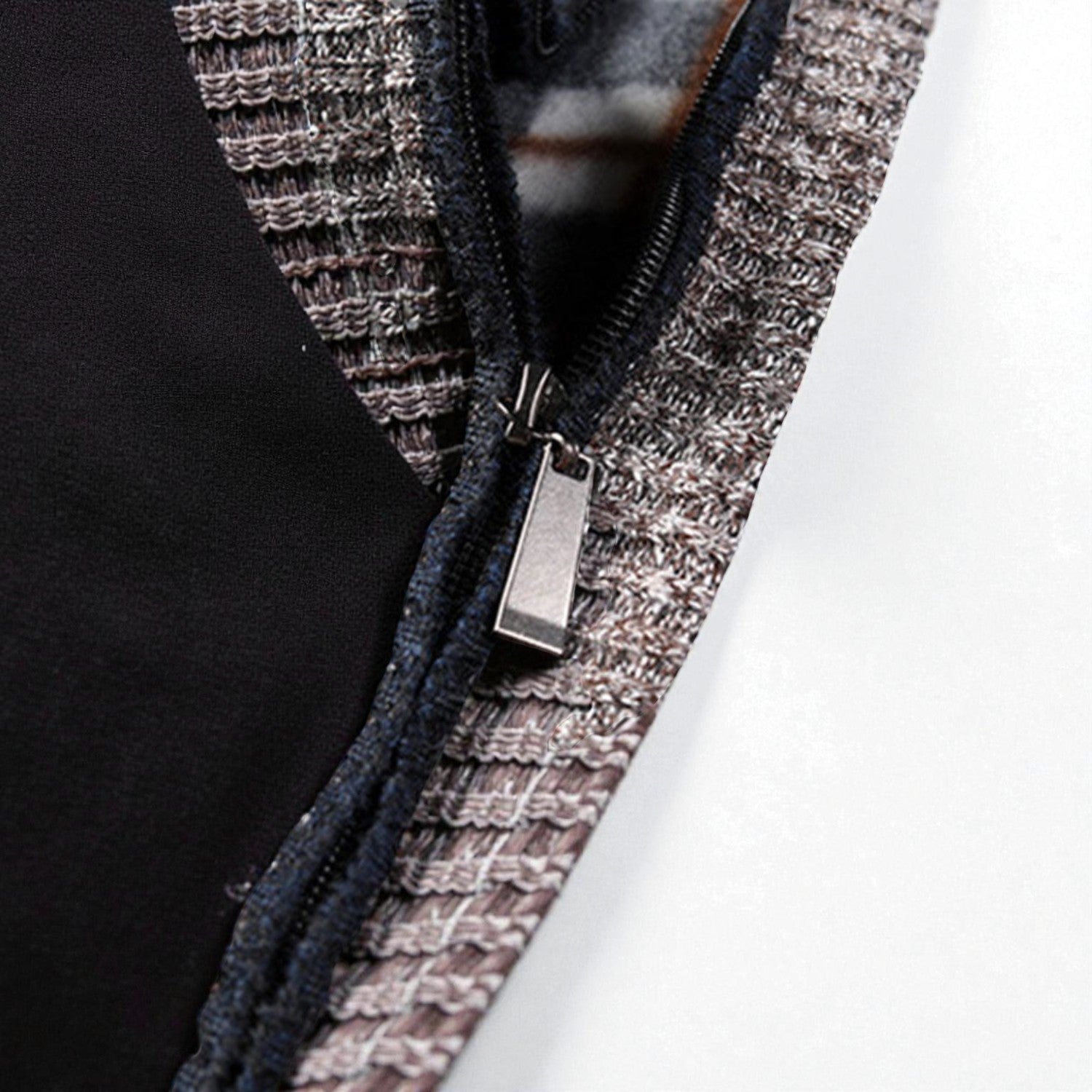 Elias – Men’s Zip-Up Cardigan with Stand-Up Collar 4