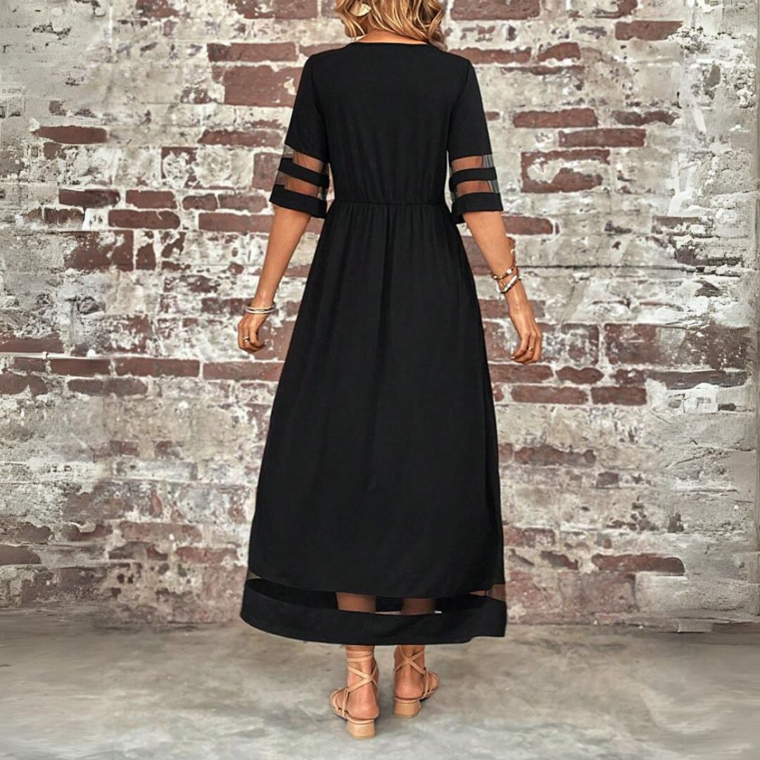 Asteria Elegant Maxi Dress Classic Silhouette For Women