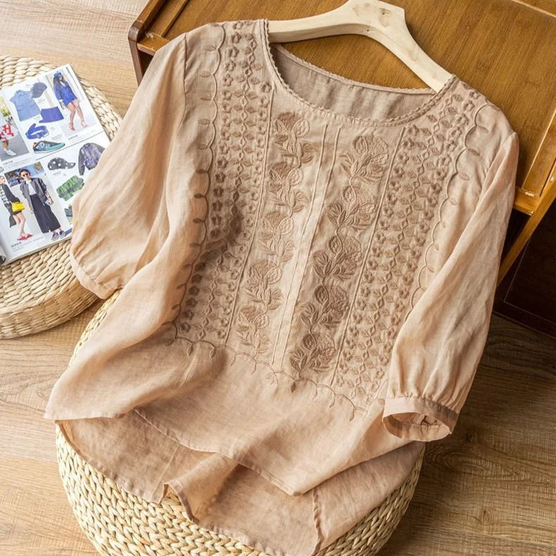 Aurelia Chic Summer Blouse With Light Silhouette For Casual