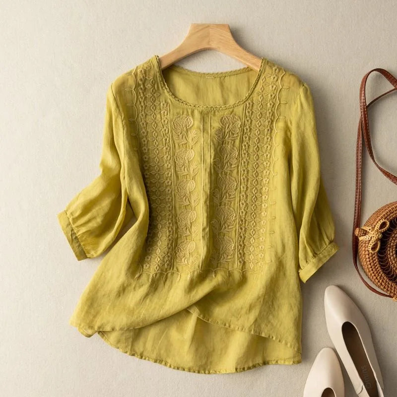 Aurelia Chic Summer Blouse With Light Silhouette For Casual