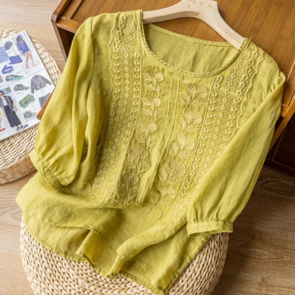 Aurelia Chic Summer Blouse With Light Silhouette For Casual