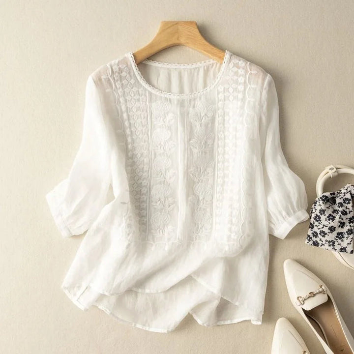 Aurelia Chic Summer Blouse With Light Silhouette For Casual