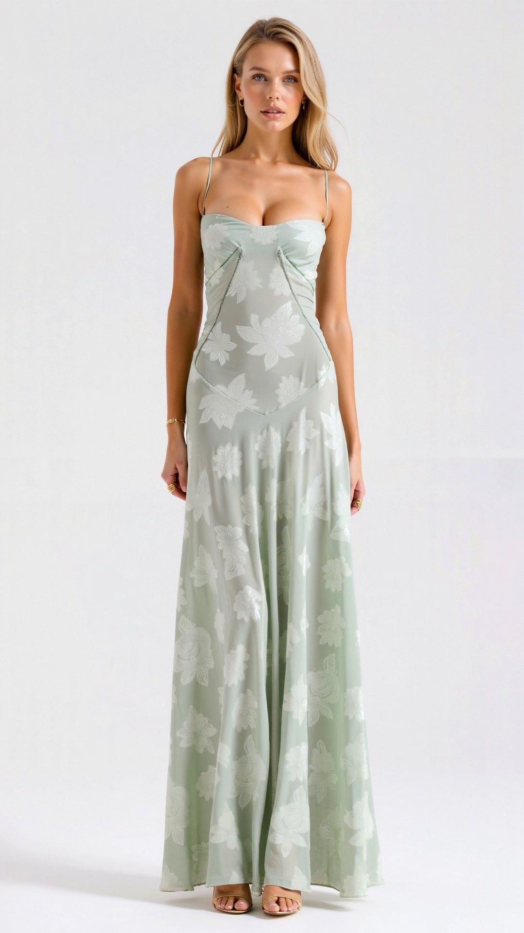 Amara Women’s Wedding Guest Dress Bustier Maxi Dress