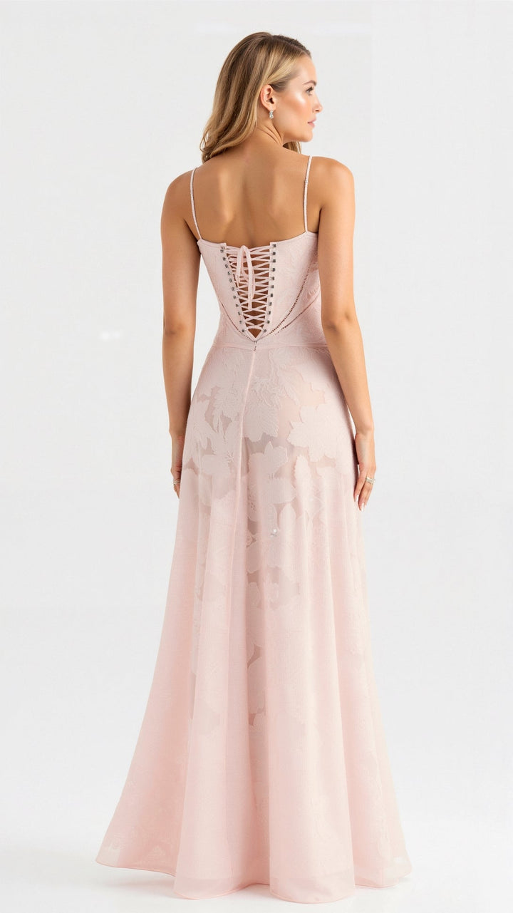 Amara Women’s Wedding Guest Dress Bustier Maxi Dress