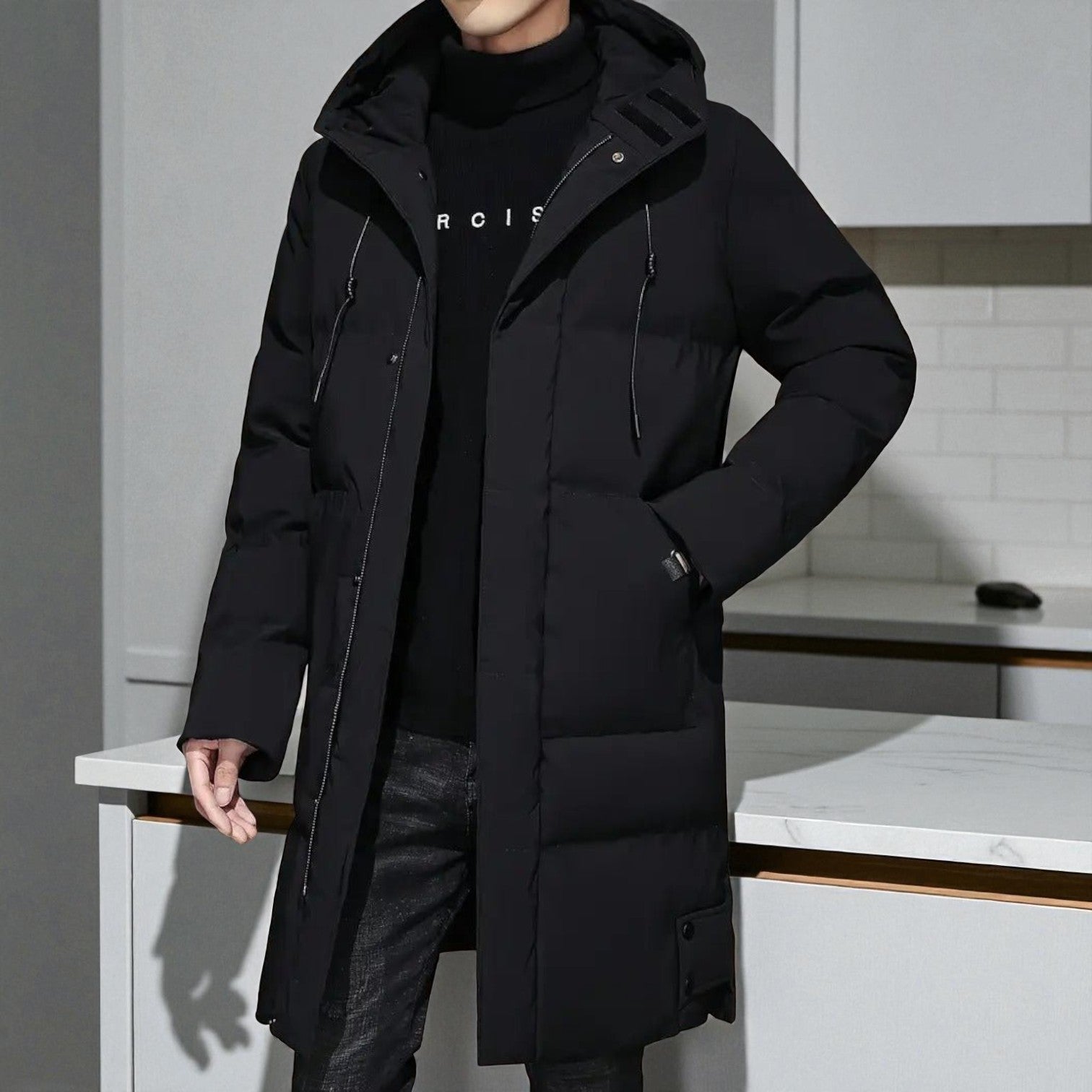 Frank – Long, Water-Resistant Winter Parka with Hood 5