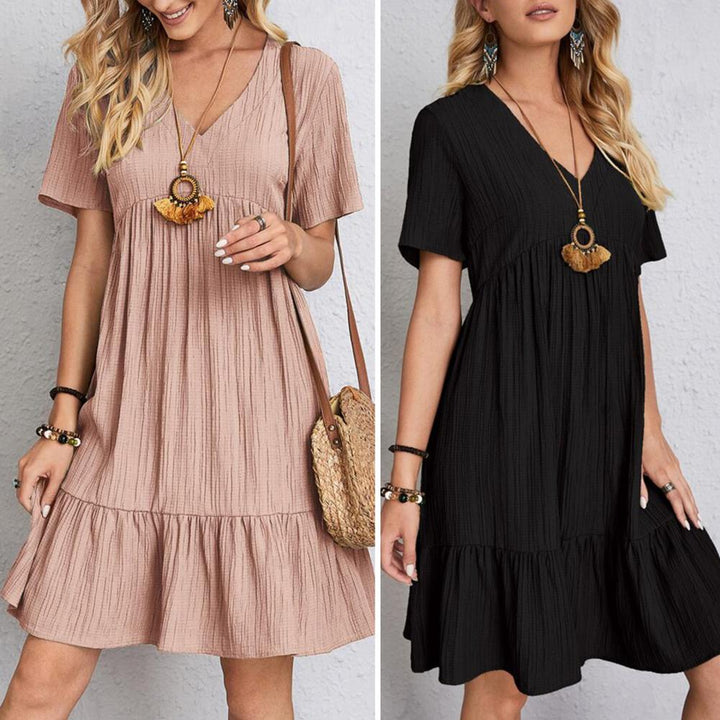 Nova Bloom Elegant Dress With Belly Coverage For Women