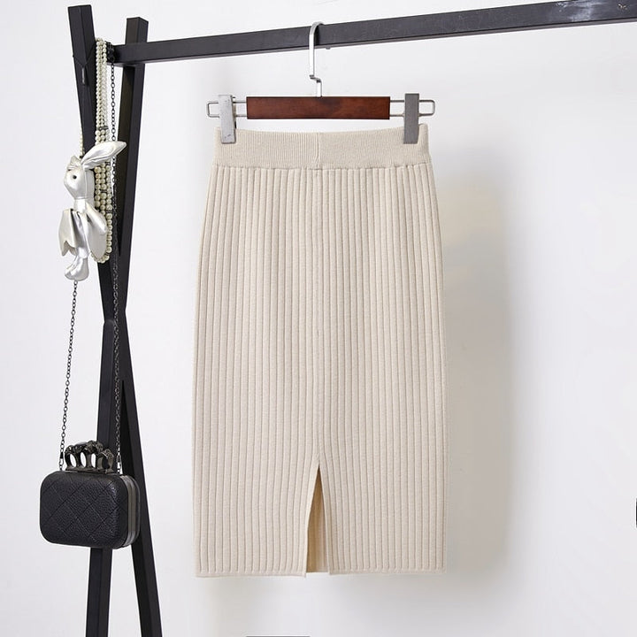 Luna Skirt Warm Comfy and Elegant For Daily Office Wear