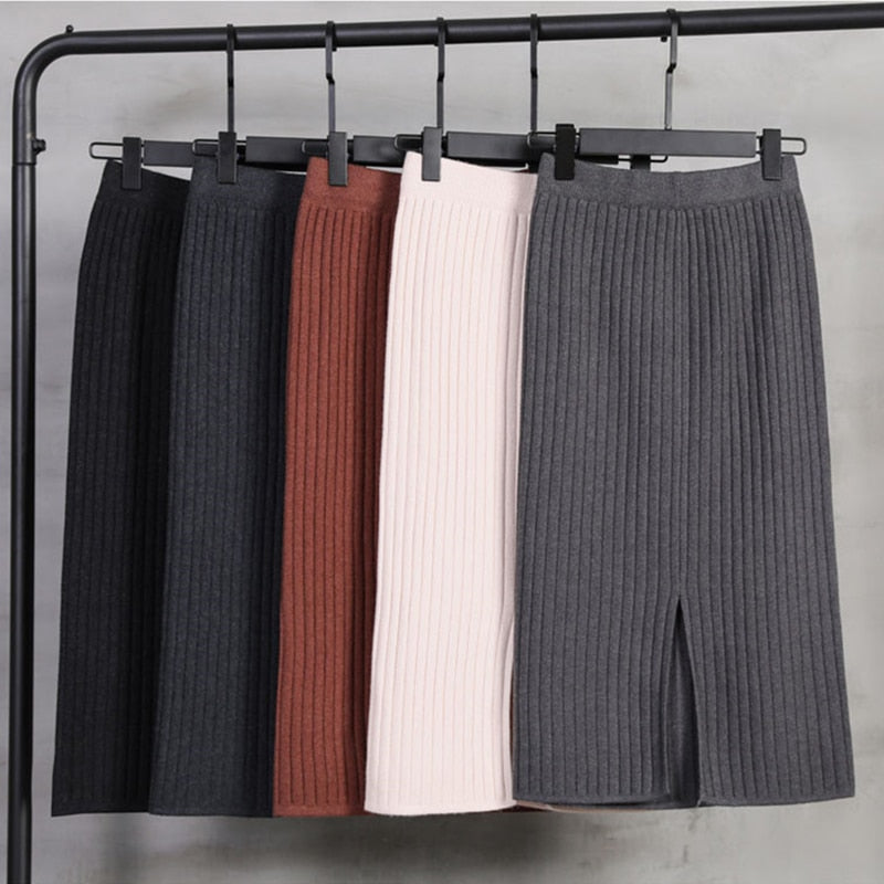 Luna Skirt Warm Comfy and Elegant For Daily Office Wear