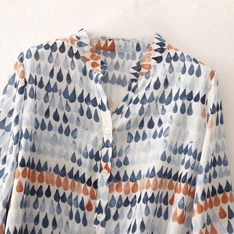 Solace Elegant Summer Blouse From Solace Studio Boutique