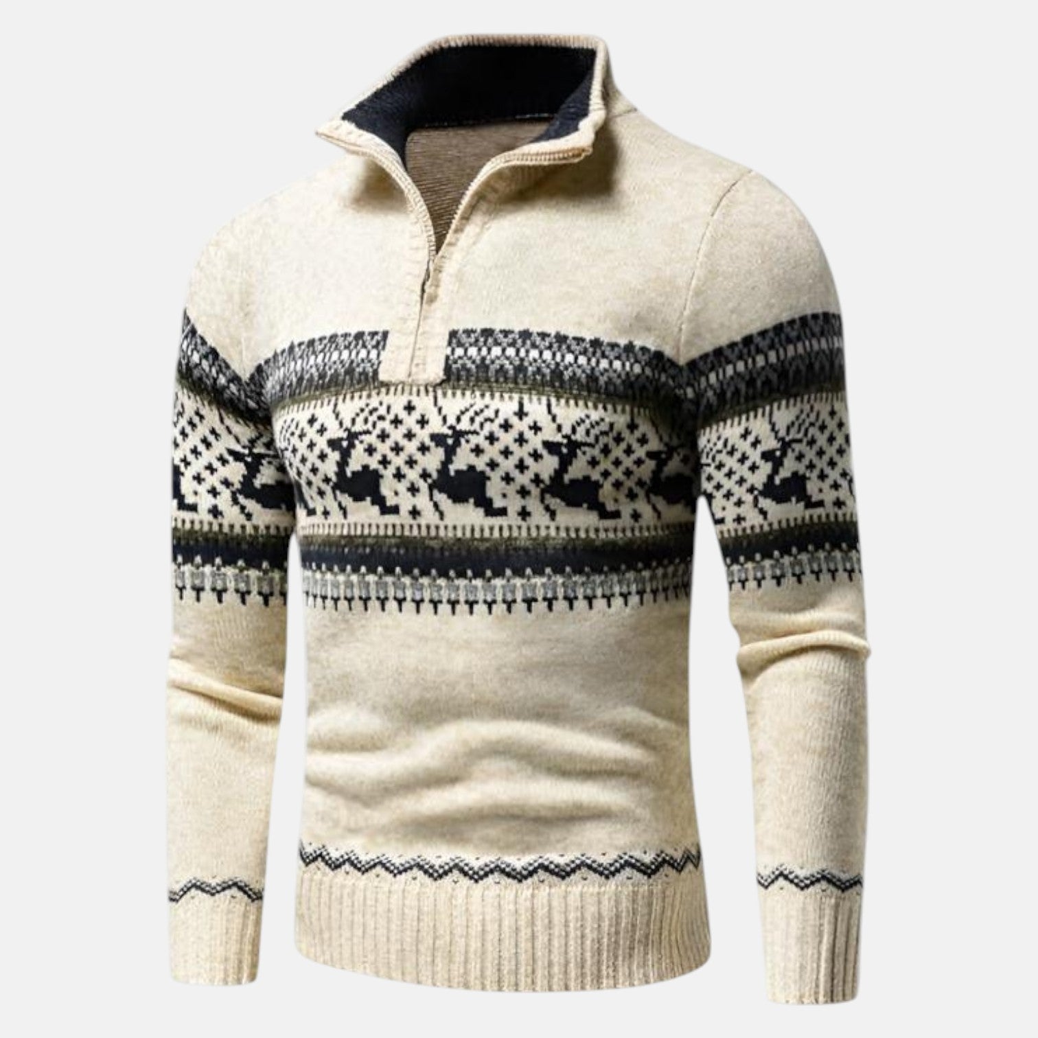 Joris – Men's Cotton Knitted Sweater 1