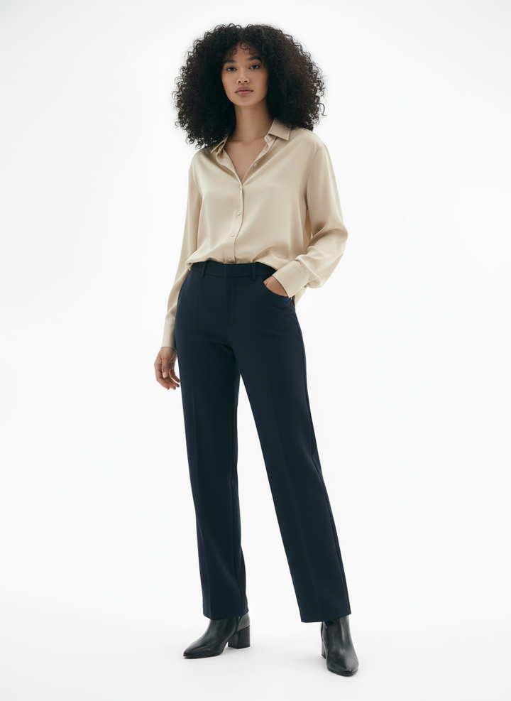 Luxurious Silk Long Sleeve Blouse For Women By Asteria